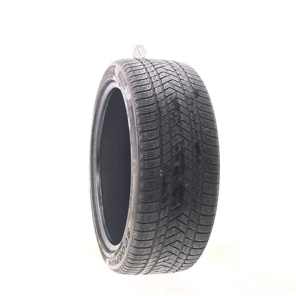 Set of (2) Used 285/40R22 Pirelli Scorpion Winter 110V - 6/32 - Image 1