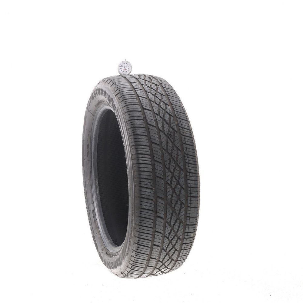 Set of (2) Used 225/55R19 Firestone Firehawk AS V2 99V - 6-7/32 - Image 1