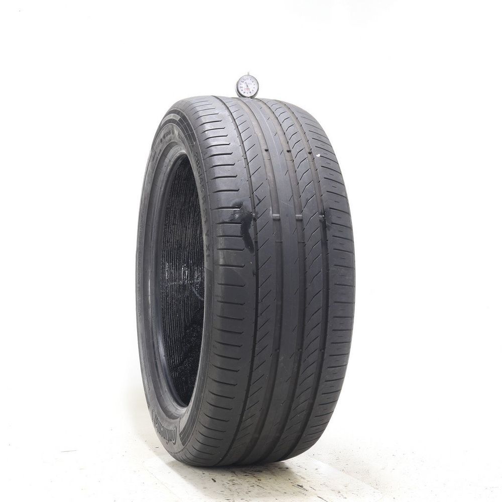 Set of (4) Used 285/45R21 Continental ContiSportContact 5 ContiSeal 113Y - 6/32 - Image 1