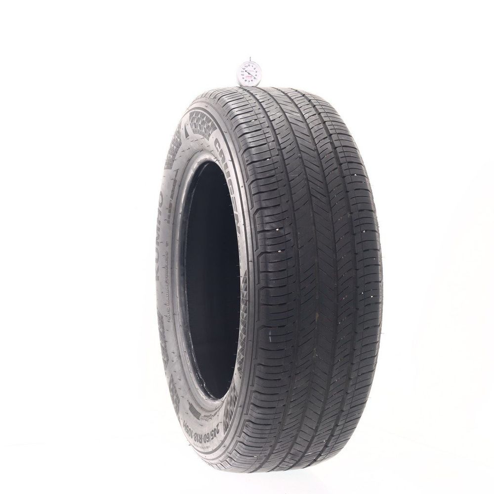 Set of (2) Used 245/60R18 Kumho Crugen HP71 105H - 4.5/32 - Image 1