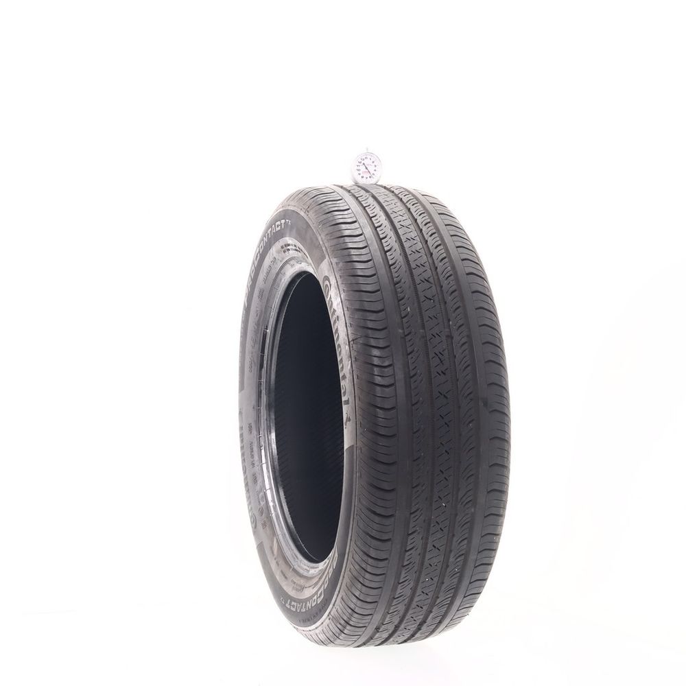 Set of (2) Used 225/60R17 Continental ProContact TX 99H - 5.5/32 - Image 1