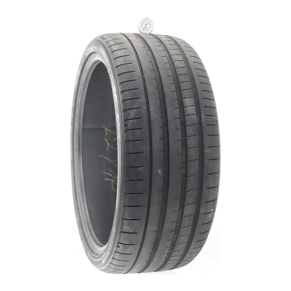 Set of (2) Used 275/35R23 Yokohama Advan Sport V107 108Y - 8-8.5/32 - Image 1