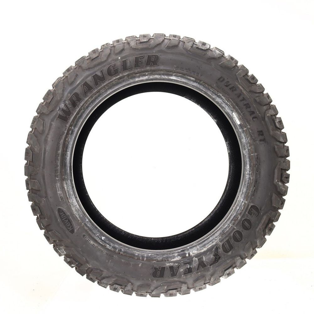 Set of (2) Used 275/55R20 Goodyear Wrangler Duratrac RT Kevlar 113T - 14-15.5/32 - Image 3