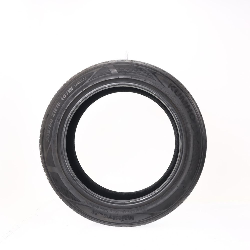 Set of (2) Used 235/50ZR18 Kumho Majesty 9 Solus TA91 101W - 7-7.5/32 - Image 3