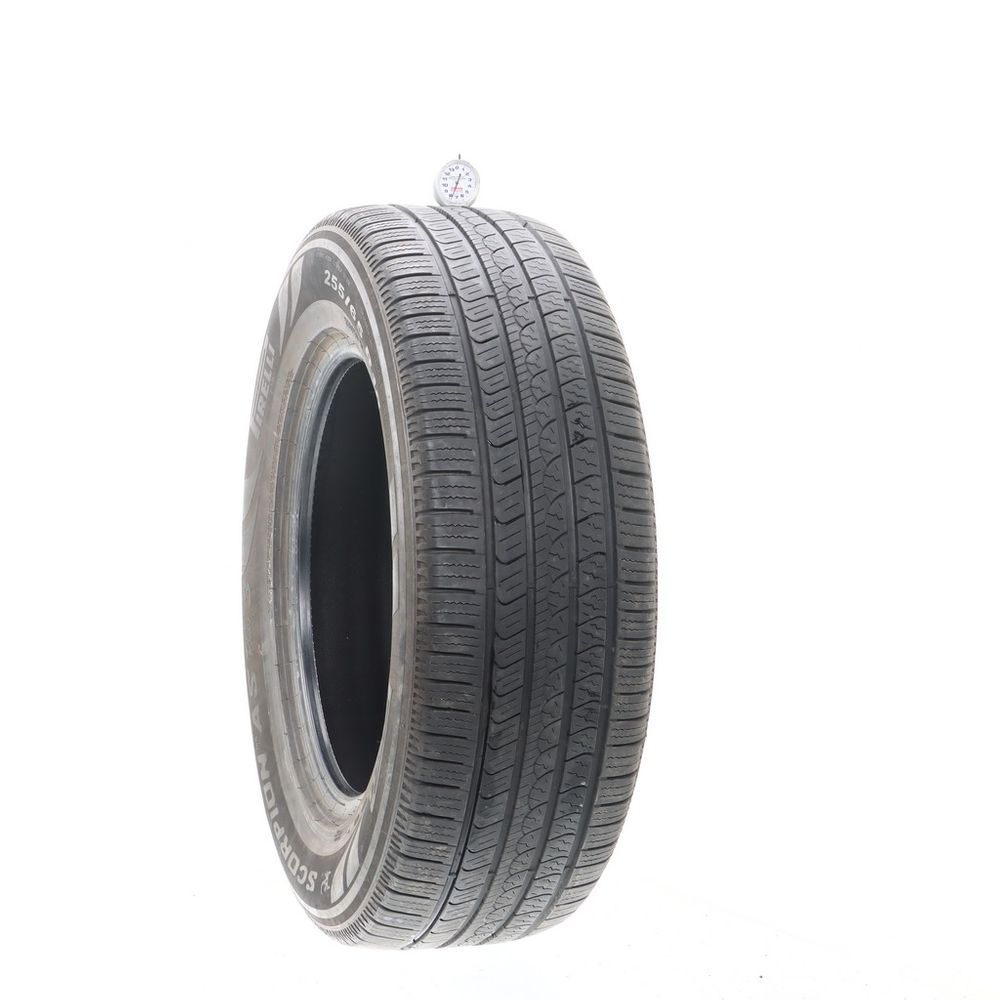 Set of (2) Used 255/65R18 Pirelli Scorpion AS Plus 3 111T - 7-7.5/32 - Image 4