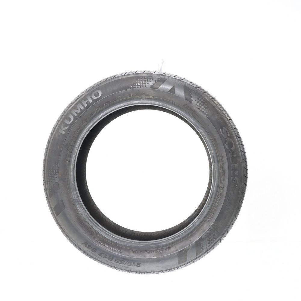 Used 215/55R17 Kumho Solus TA31 94V - 7.5/32 - Image 3