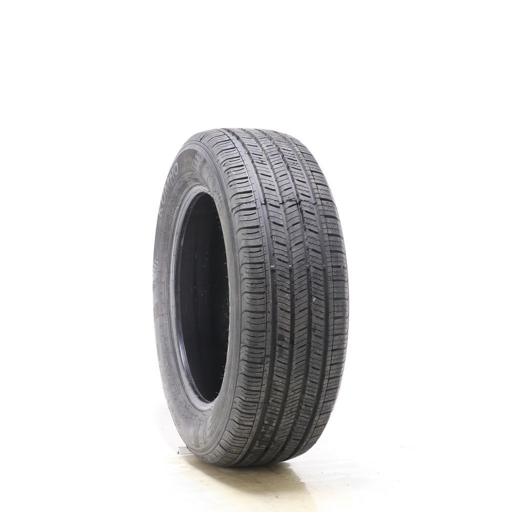 Set of (2) Driven Once 225/60R17 Kumho Solus TA11 99T - 10.5/32 - Image 1