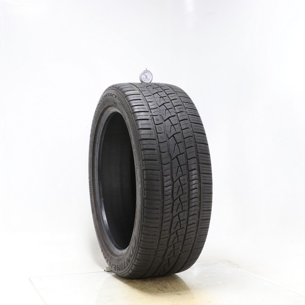 Set of (2) Used 255/45ZR20 Continental ControlContact Sport SRS Plus 105Y - 5.5/32 - Image 1