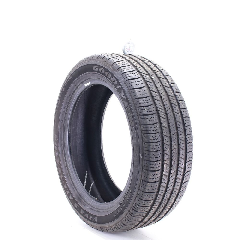 Set of (2) Used 215/55R17 Goodyear Viva 3 All Season 94V - 7-7.5/32 - Image 1
