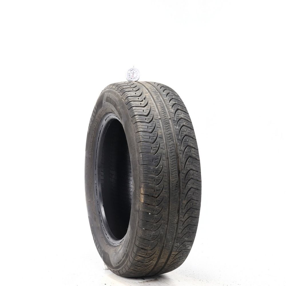 Set of (2) Used 225/60R17 Pirelli P4 Four Seasons Plus 99T - 7-8.5/32 - Image 1