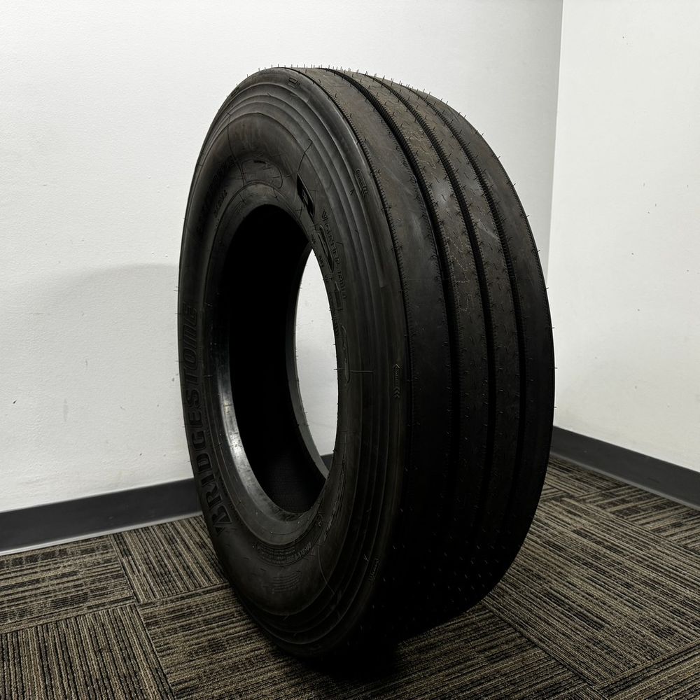 Set of (2) New 295/75R22.5 Bridgestone V-Steel Rib R213 Ecopia 149/146L - 17/32 - Image 1