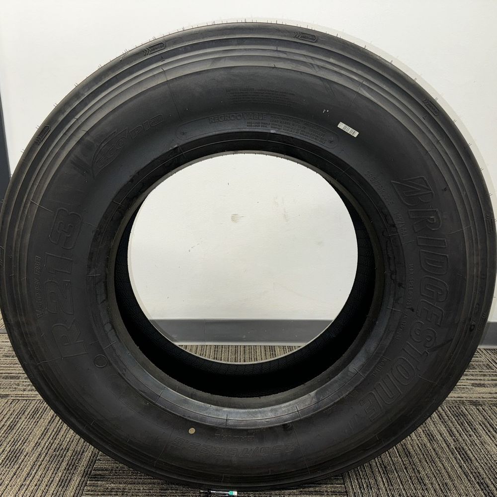Set of (2) New 295/75R22.5 Bridgestone V-Steel Rib R213 Ecopia 149/146L - 17/32 - Image 3