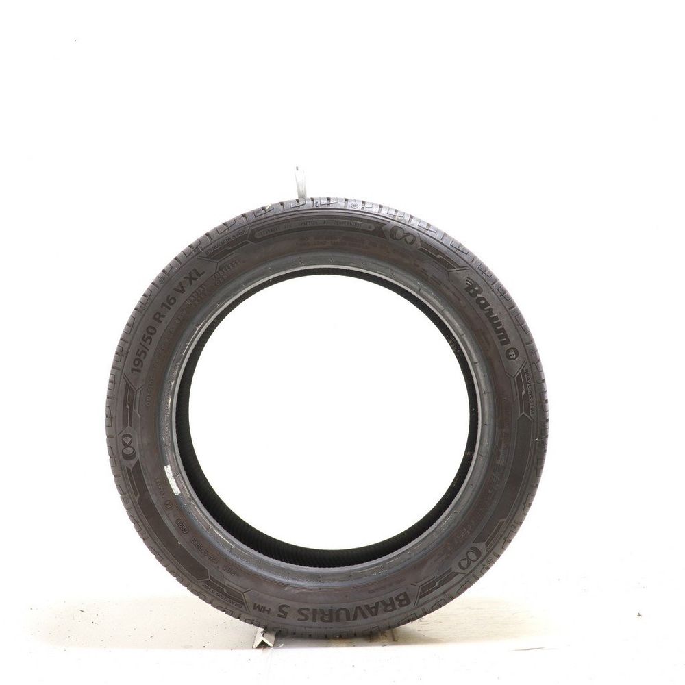 Set of (2) Used 195/50R16 Barum Bravuris 5 HM 88V - 8-8.5/32 - Image 3