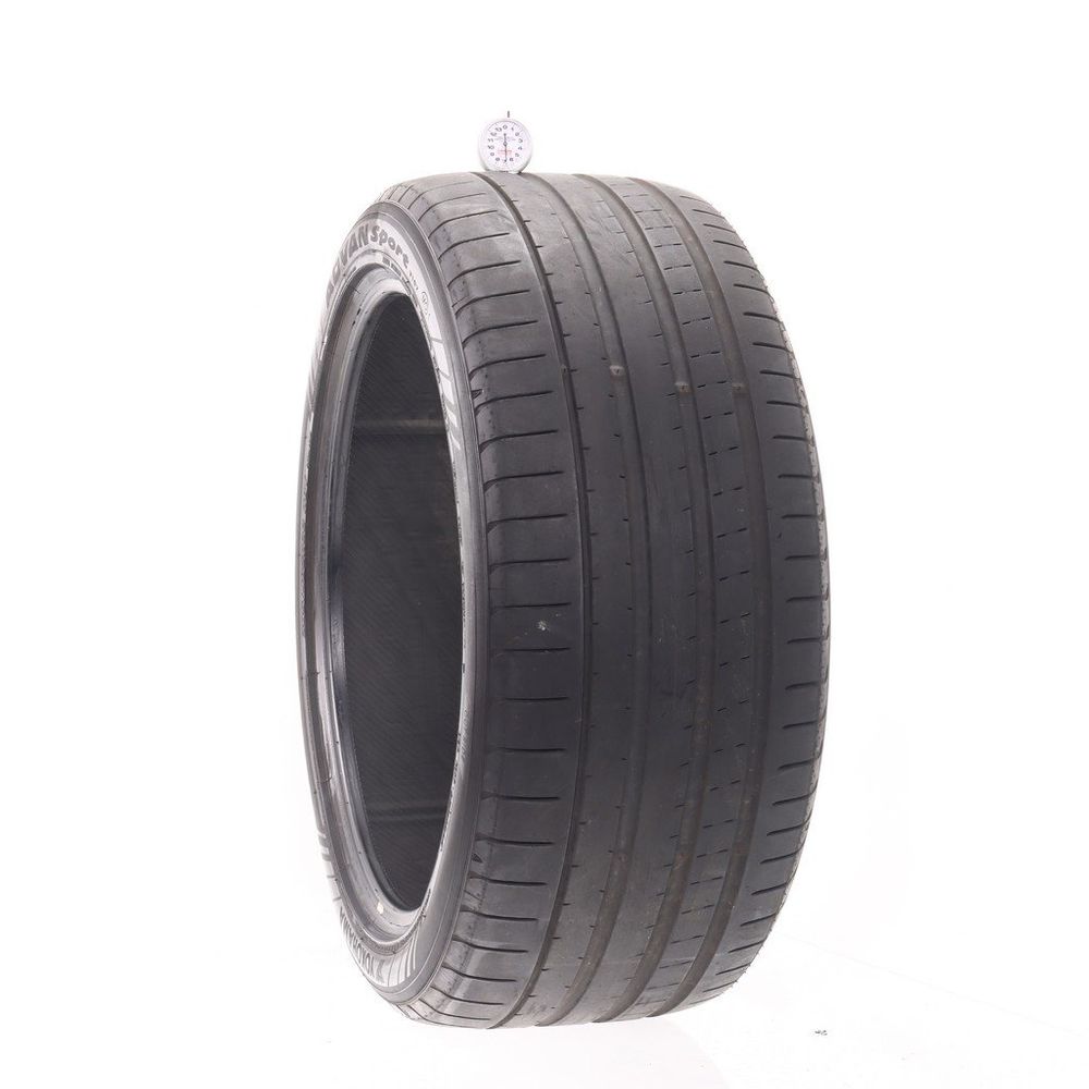 Set of (2) Used 285/40ZR22 Yokohama Advan Sport V107 MO1 110Y - 6.5-7.5/32 - Image 1