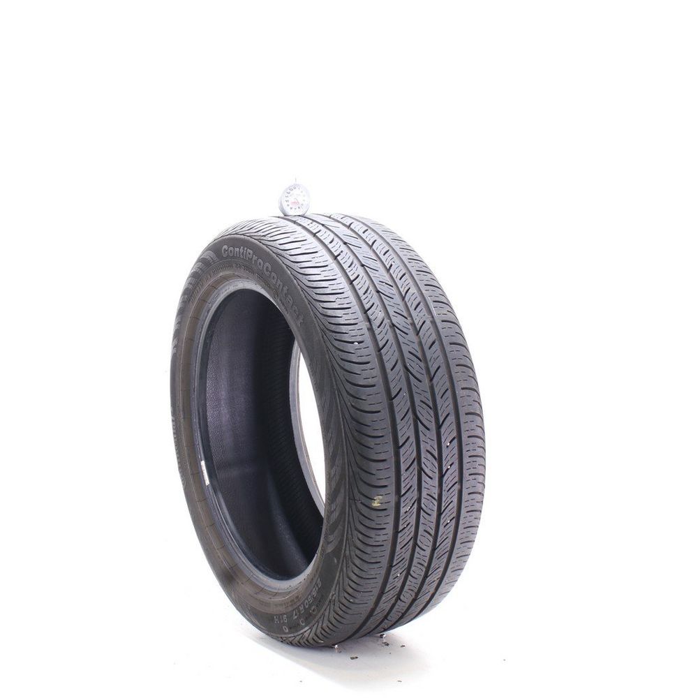 Set of (2) Used 215/50R17 Continental ContiProContact 91H - 5.5-6/32 - Image 1