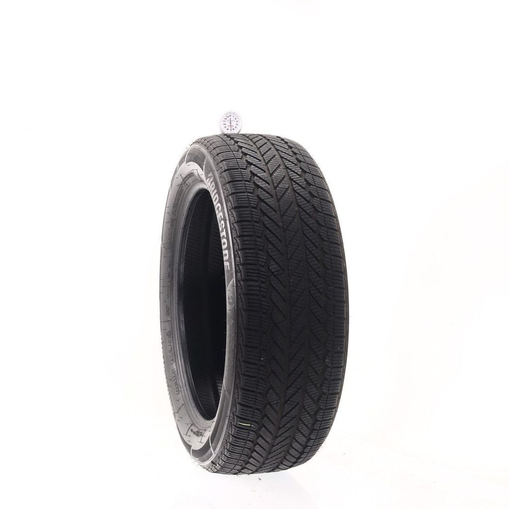 Set of (4) Used 225/55R19 Bridgestone WeatherPeak 99V - 6.5-7.5/32 - Image 1