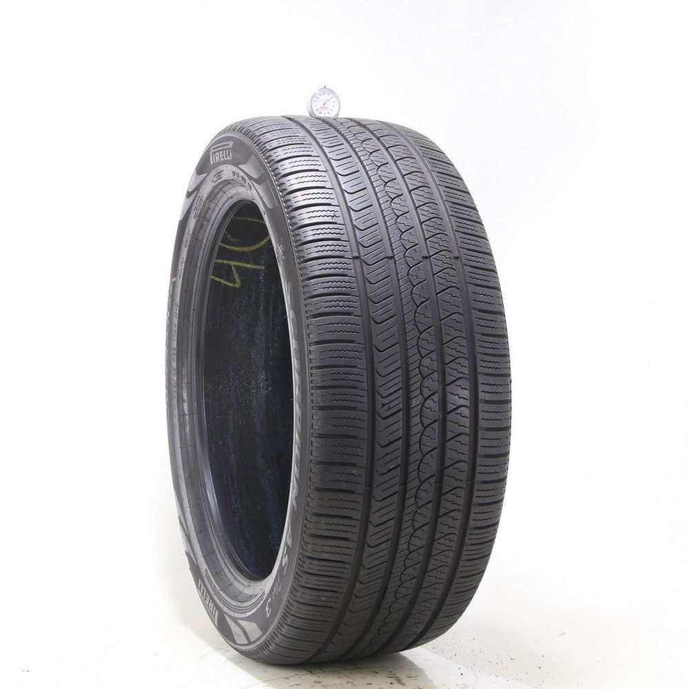 Set of (2) Used 285/45R22 Pirelli Scorpion AS Plus 3 114H - 8.5-10/32 - Image 1