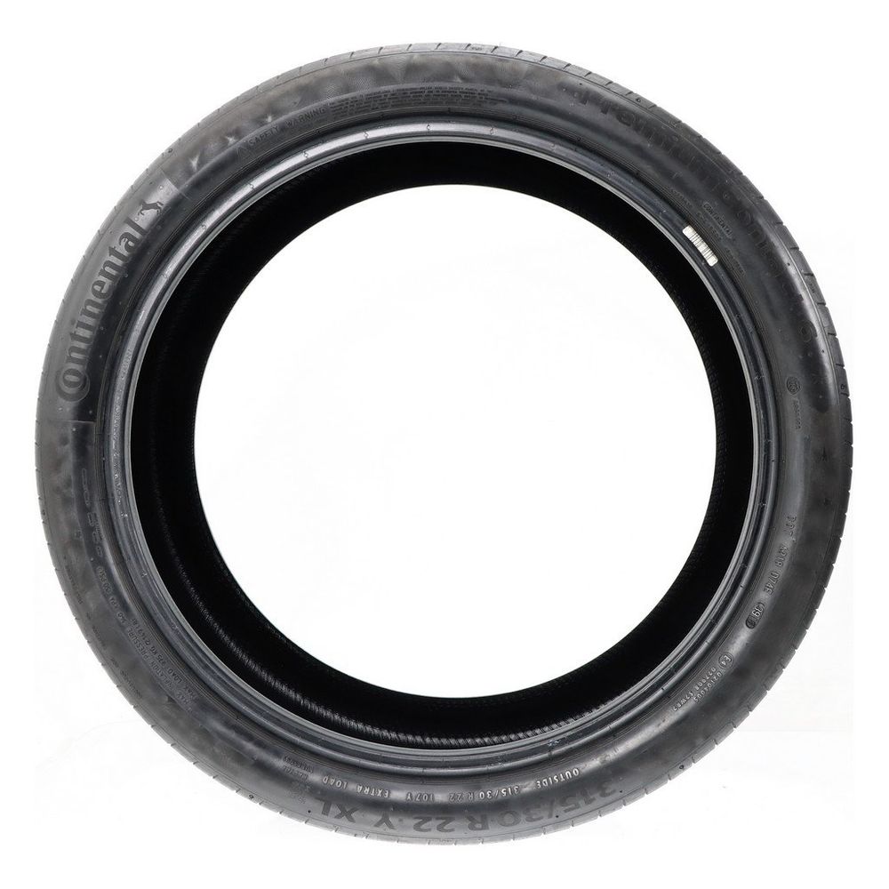 Set of (2) Used 315/30R22 Continental PremiumContact 6 107Y - 6-7.5/32 - Image 3