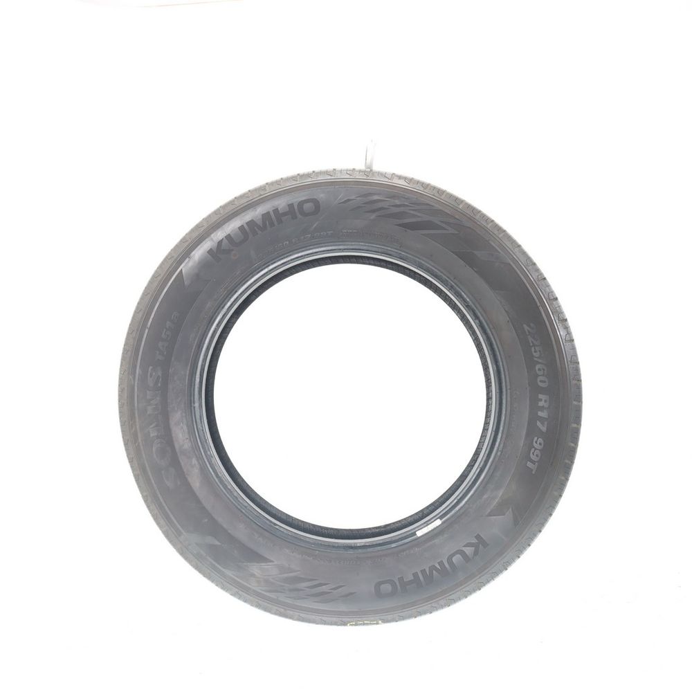 Set of (4) Used 225/60R17 Kumho Solus TA51a 99T - 7.5-9/32 - Image 3