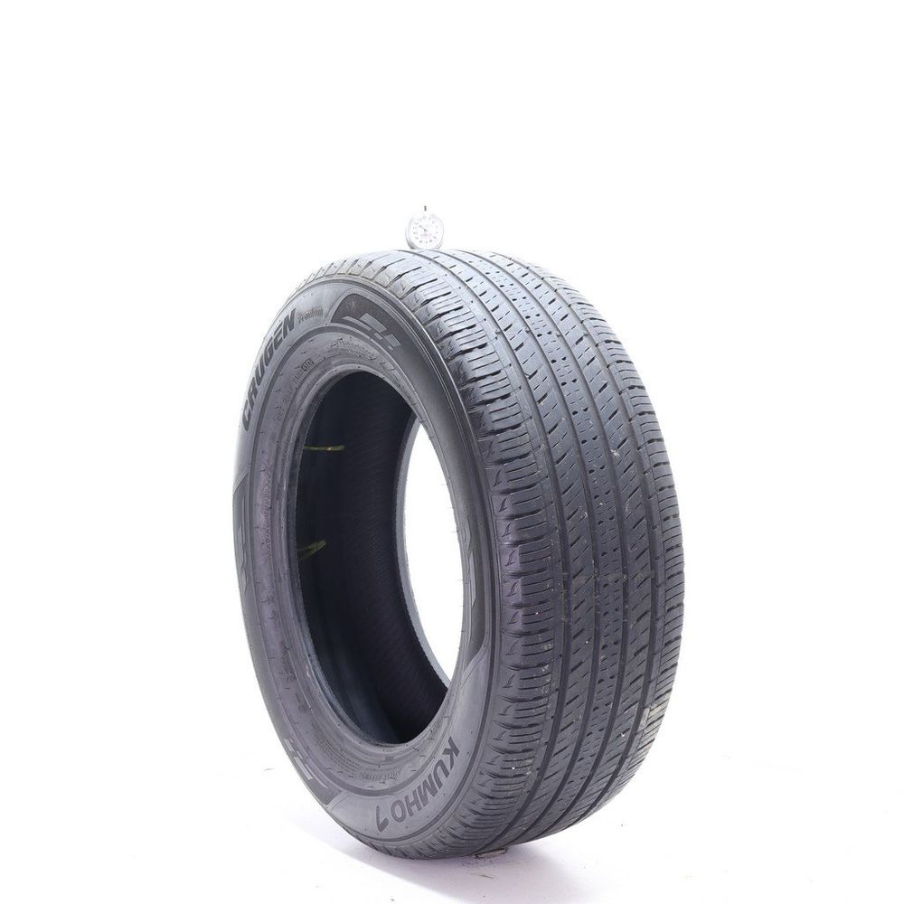 Set of (2) Used 245/60R18 Kumho Crugen Premium 105T - 5-6/32 - Image 1