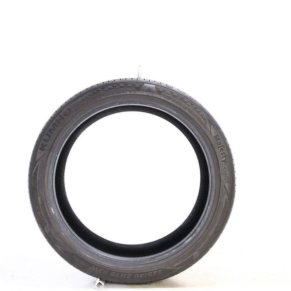 Set of (4) Used 225/40ZR18 Kumho Majesty 9 Solus TA91 92W - 7.5-8/32 - Image 3