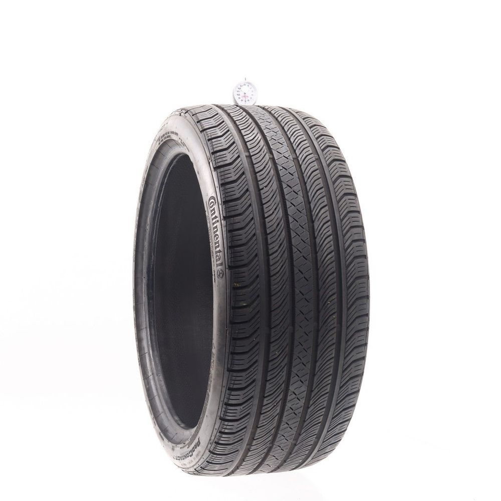 Set of (2) Used 265/35R20 Continental ProContact TX AO 99H - 7-8.5/32 - Image 1