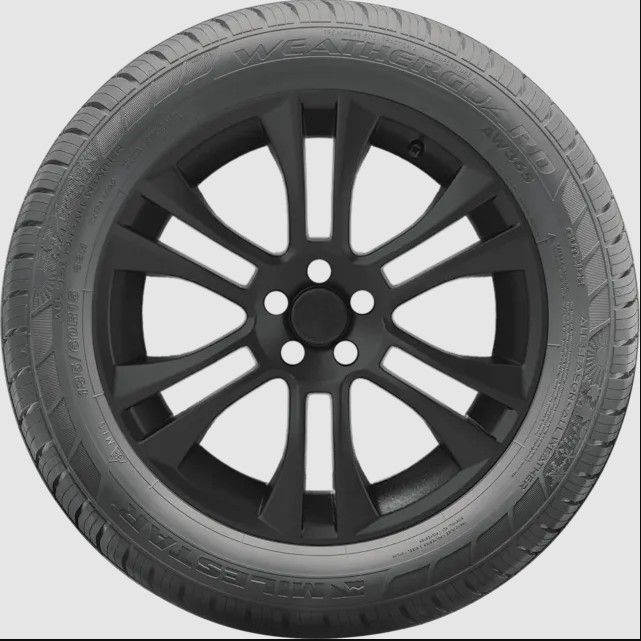 Set of (2) New 225/60R17 Milestar Weatherguard AW365 99V - Image 2