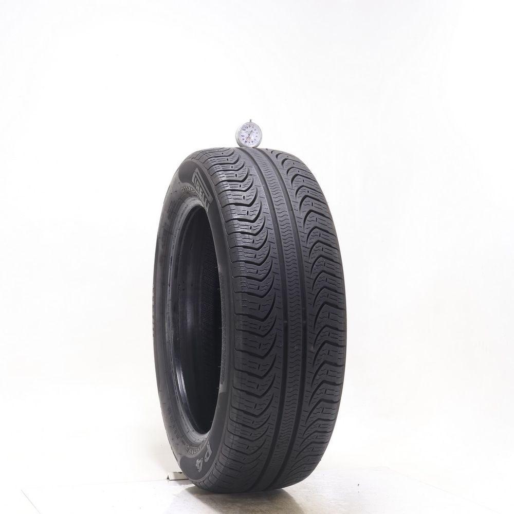Set of (2) Used 215/55R17 Pirelli P4 Four Seasons Plus 94V - 8-9/32 - Image 1