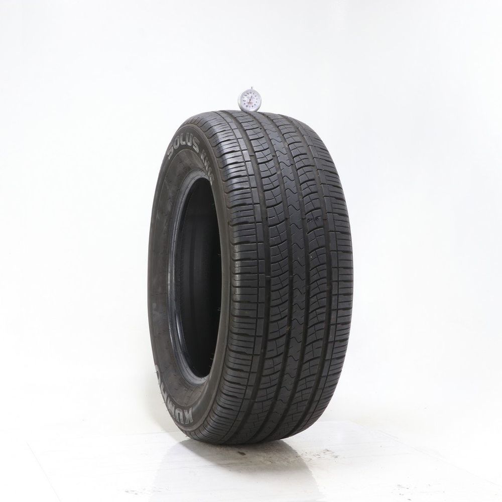 Set of (2) Used 255/60R17 Kumho Solus KH16 106H - 7.5/32 - Image 1
