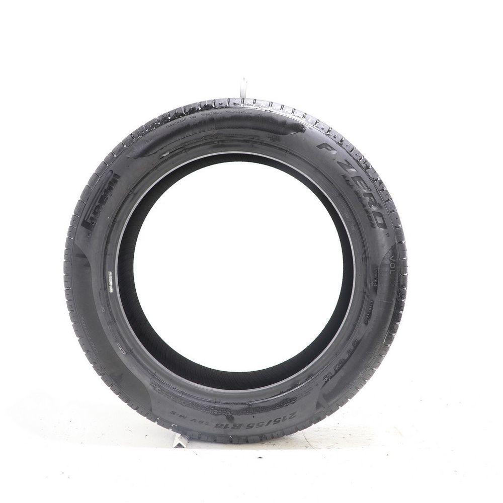 Set of (4) Used 215/55R18 Pirelli P Zero VOL 99V - 5.5-6.5/32 - Image 3