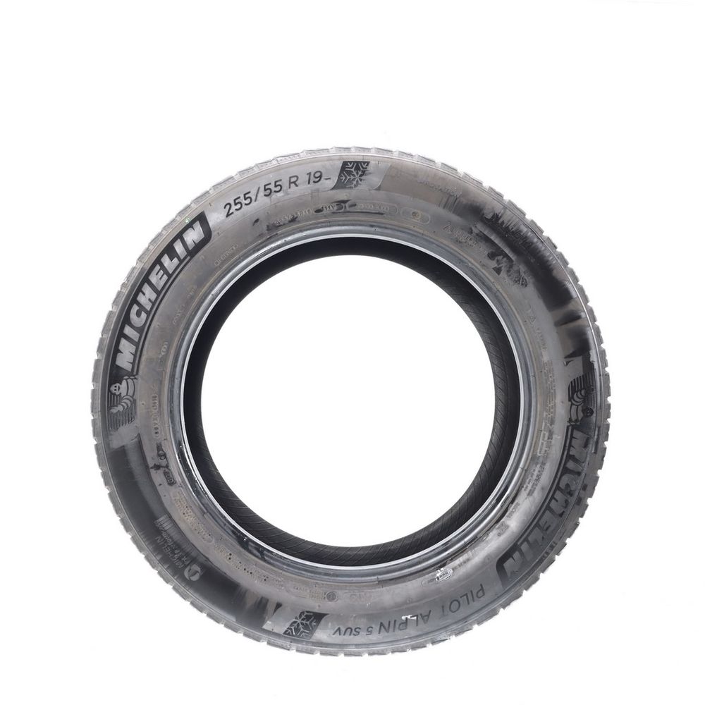 Set of (2) Used 255/55R19 Michelin Pilot Alpin 5 SUV NO 111V - 7.5/32 - Image 3