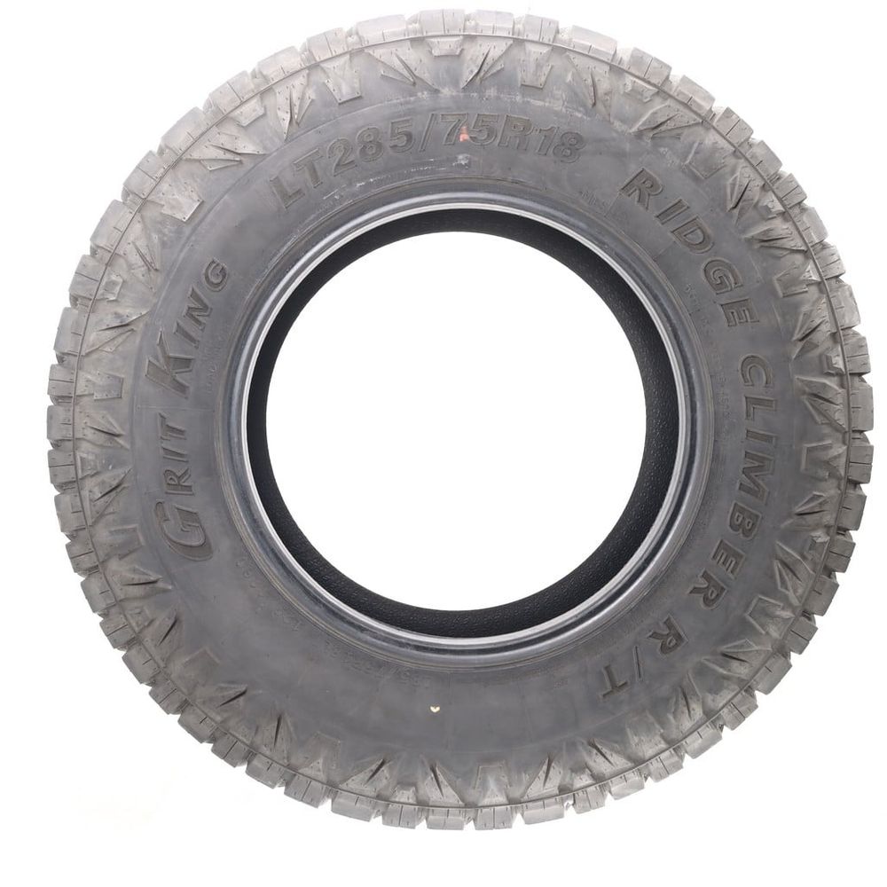 Set of (2) Used LT 285/75R18 Grit King Ridge Climber R/T 129/126Q E - 10-11.5/32 - Image 3