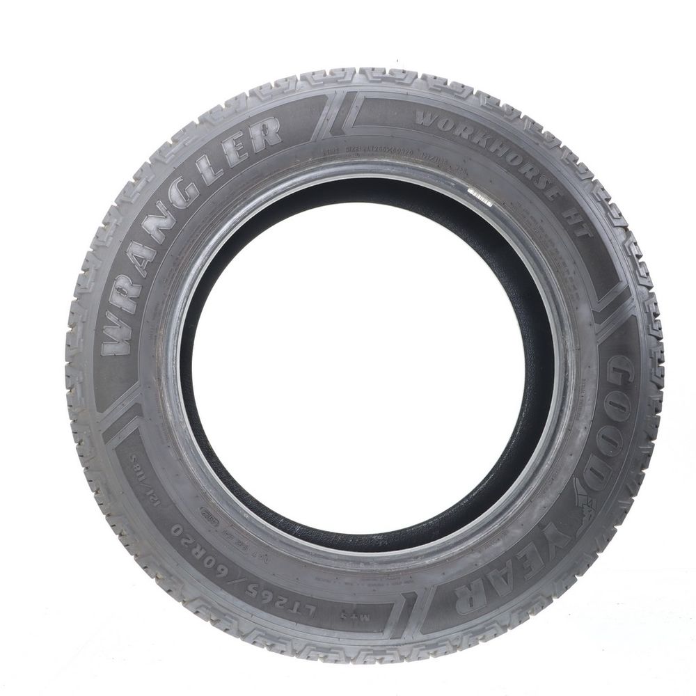 Set of (2) Used LT 265/60R20 Goodyear Wrangler Workhorse HT 121/118S E - 6.5/32 - Image 3