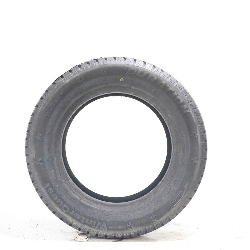 Set of (2) Driven Once 205/65R16 Duration WinterQuest Studdable 95H - 11.5/32 - Image 3