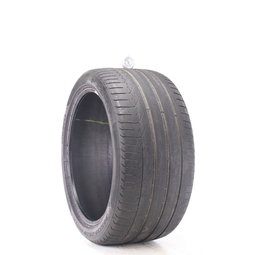 Set of (2) Used 295/35ZR20 Pirelli P Zero F 105Y - 5.5/32 - Image 1