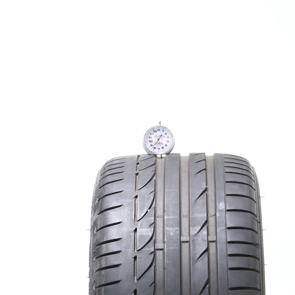 Set of (2) Used 255/40R18 Bridgestone Potenza S001 RFT 95Y - 8.5-9/32 - Image 2