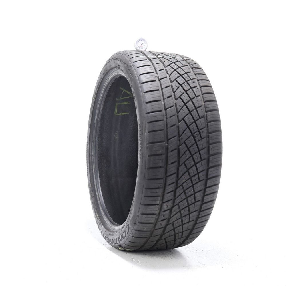 Set of (2) Used 285/35ZR22 Continental ExtremeContact DWS06 Plus 106W - 8.5-9/32 - Image 1