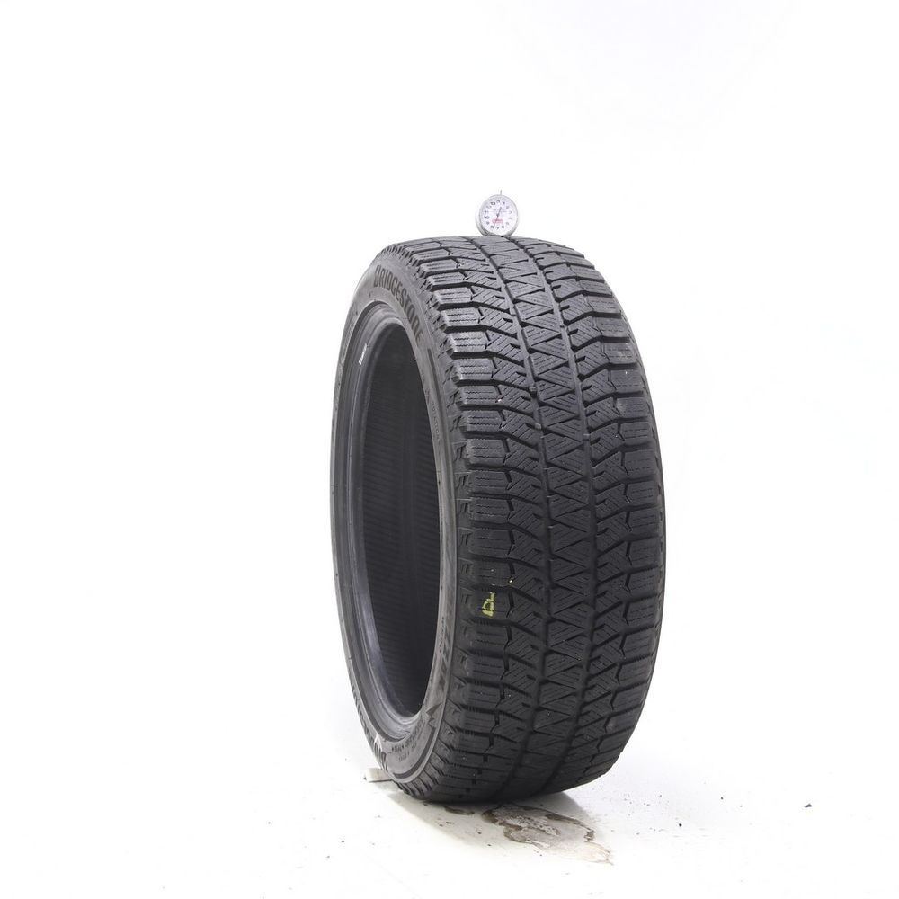 Set of (2) Used 235/45R18 Bridgestone Blizzak WS90 Studless 94H - 7.5-8/32 - Image 1