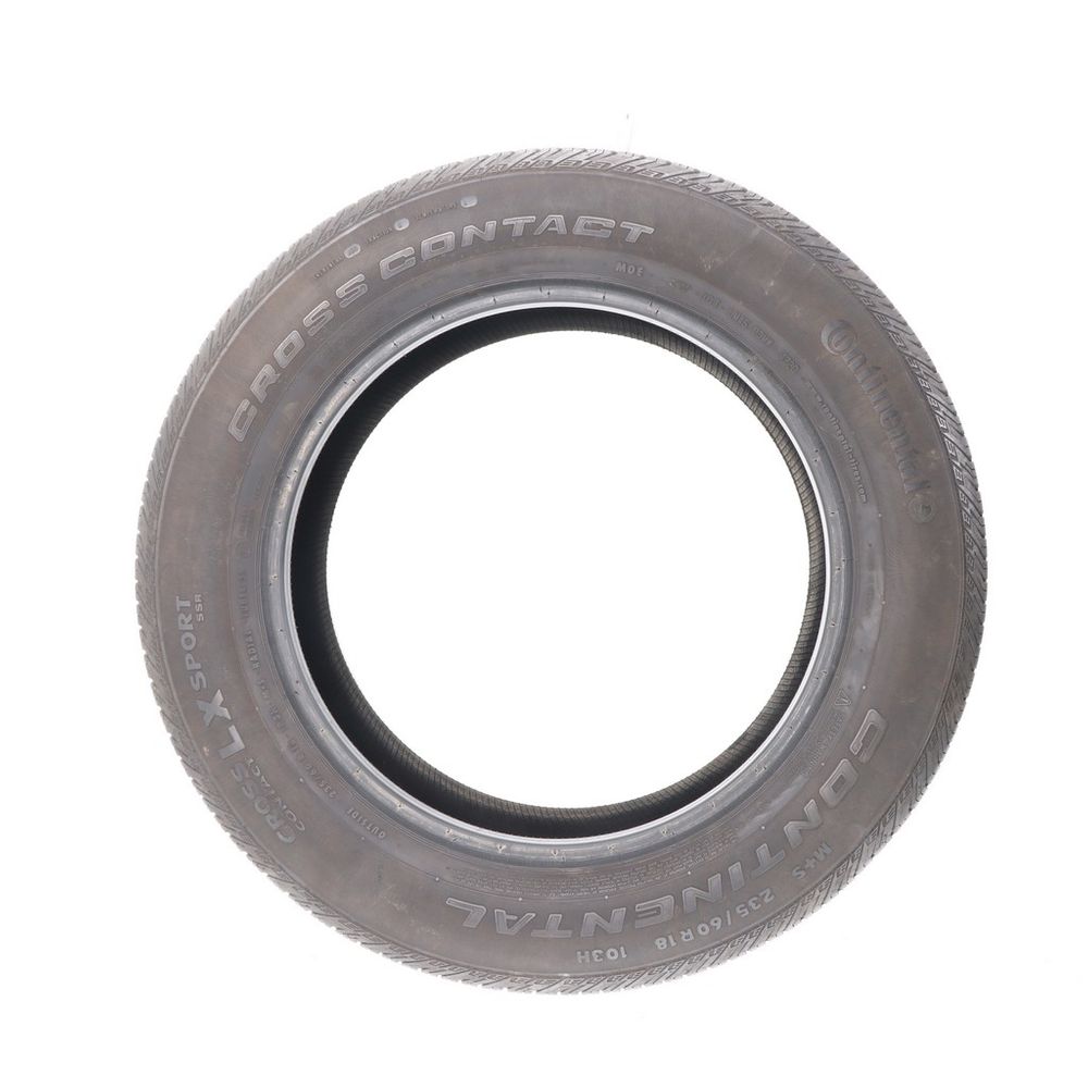 Set of (4) Used 235/60R18 Continental CrossContact LX Sport SSR MOE 103H - 5.5-7/32 - Image 9