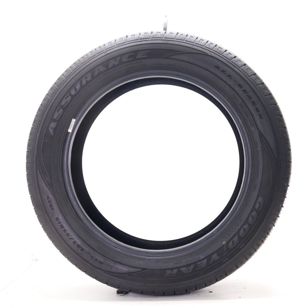 Set of (4) Used 245/55R19 Goodyear Assurance All-Season 103V - 8-9.5/32 - Image 9