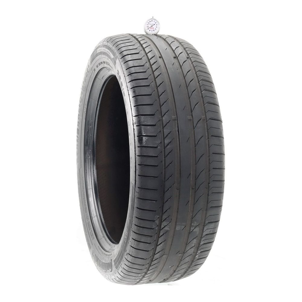 Set of (2) Used 255/50R20 Continental ContiSportContact 5 SUV 109Y - 8.5-9/32 - Image 4