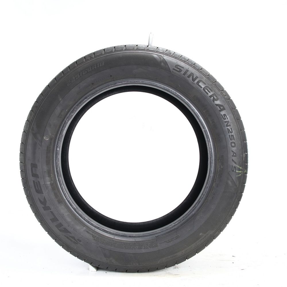 Set of (2) Used 225/60R18 Falken Sincera SN250 A/S 100H - 6-7.5/32 - Image 3