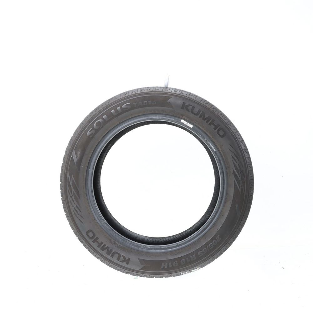 Set of (2) Used 205/55R16 Kumho Solus TA51a 91H - 7-7.5/32 - Image 3