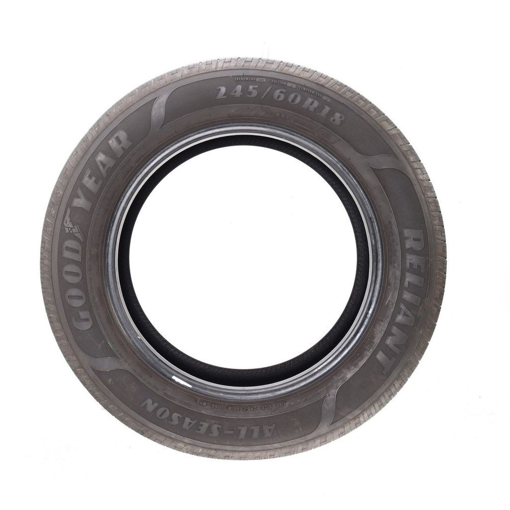 Set of (2) Used 245/60R18 Goodyear Reliant All-season 105V - 5.5/32 - Image 3