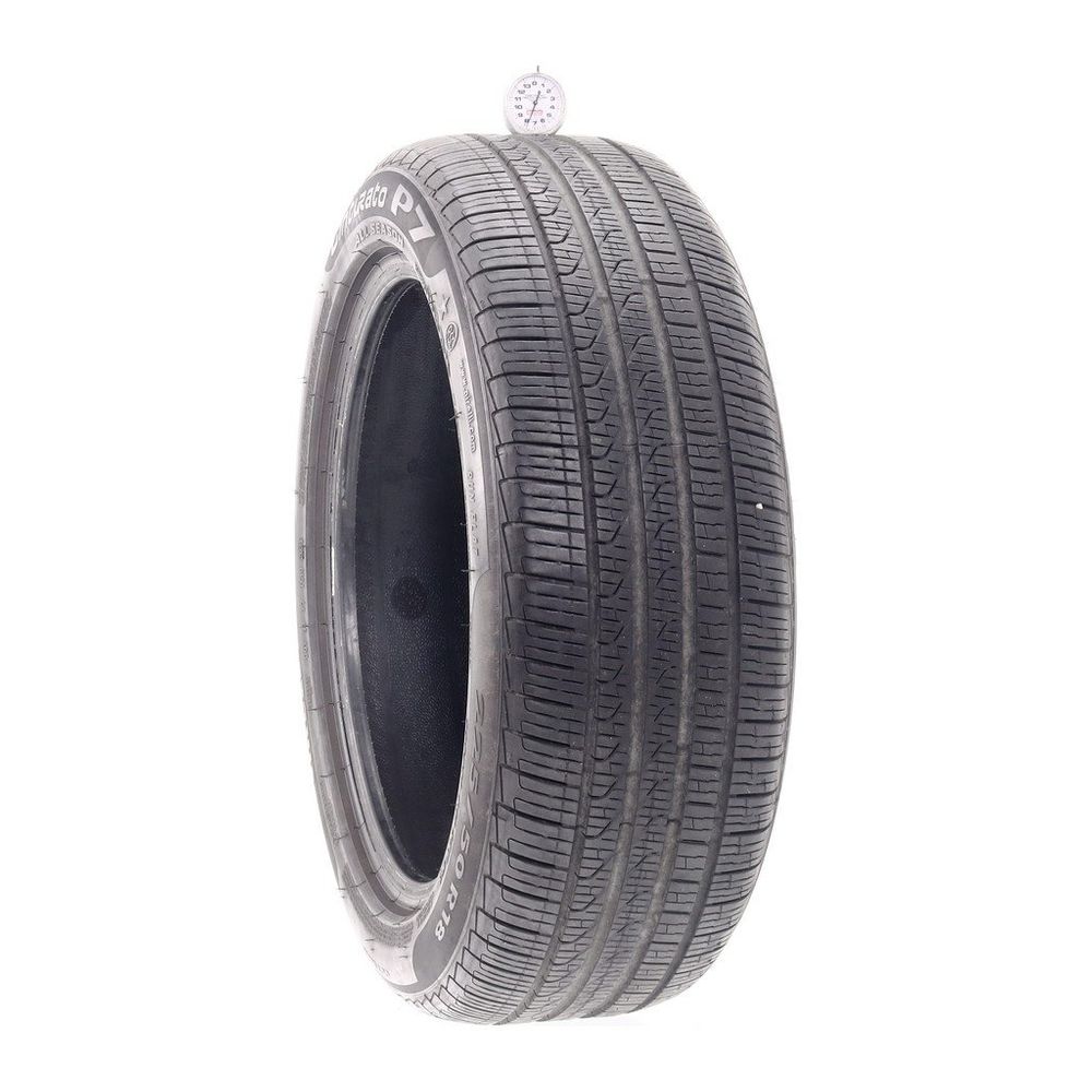 Set of (4) Used 225/50R18 Pirelli Cinturato P7 Run Flat 95V - 7.5-8.5/32 - Image 1