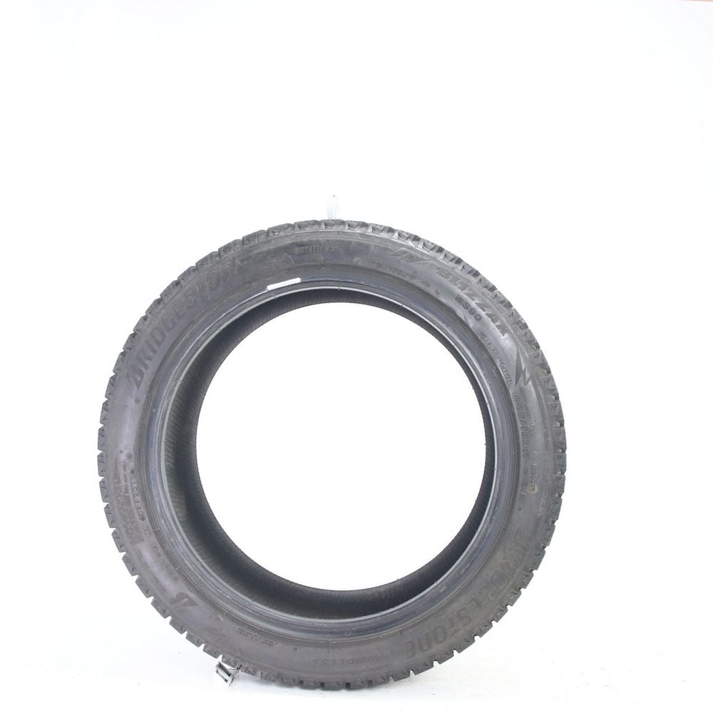 Set of (2) Used 225/45R17 Bridgestone Blizzak WS90 Studless 91H - 8.5-10/32 - Image 3