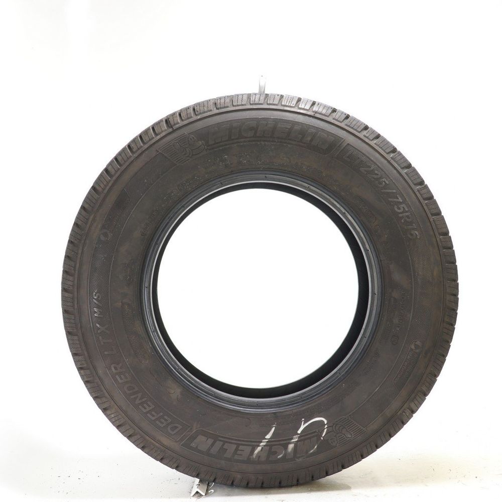 Set of (2) Used LT 225/75R16 Michelin Defender LTX M/S 115/112R E - 10.5/32 - Image 3