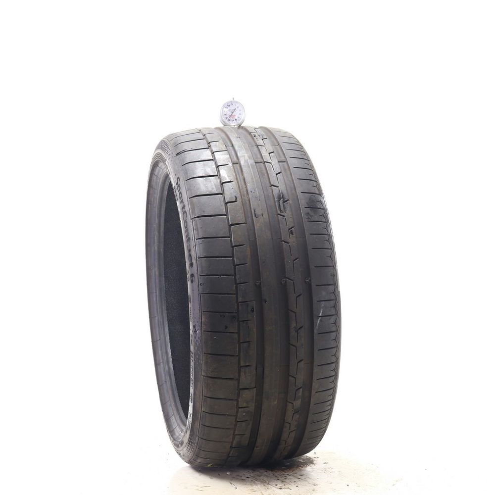 Used 245/35R19 Continental SportContact 6 AO 93Y - 8.5/32 - Image 1
