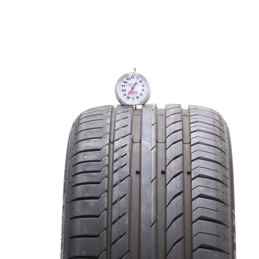 Set of (2) Used 225/40R19 Continental ContiSportContact 5 SSR MOE 93Y - 8-8.5/32 - Image 2