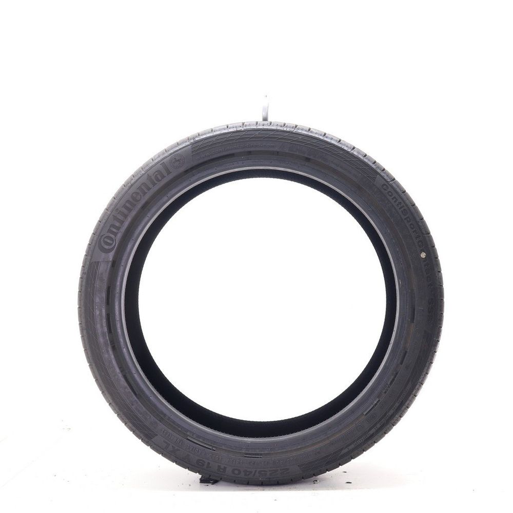 Set of (2) Used 225/40R19 Continental ContiSportContact 5 SSR MOE 93Y - 8-8.5/32 - Image 3